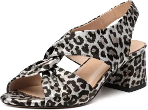Womens Chunky Block Heels Sandals,Round Open Toe High Heeled Sandals,matte Slip On Ankle Strap Mid Sandals,leisure Dress Party Wedding Shoes 2 In