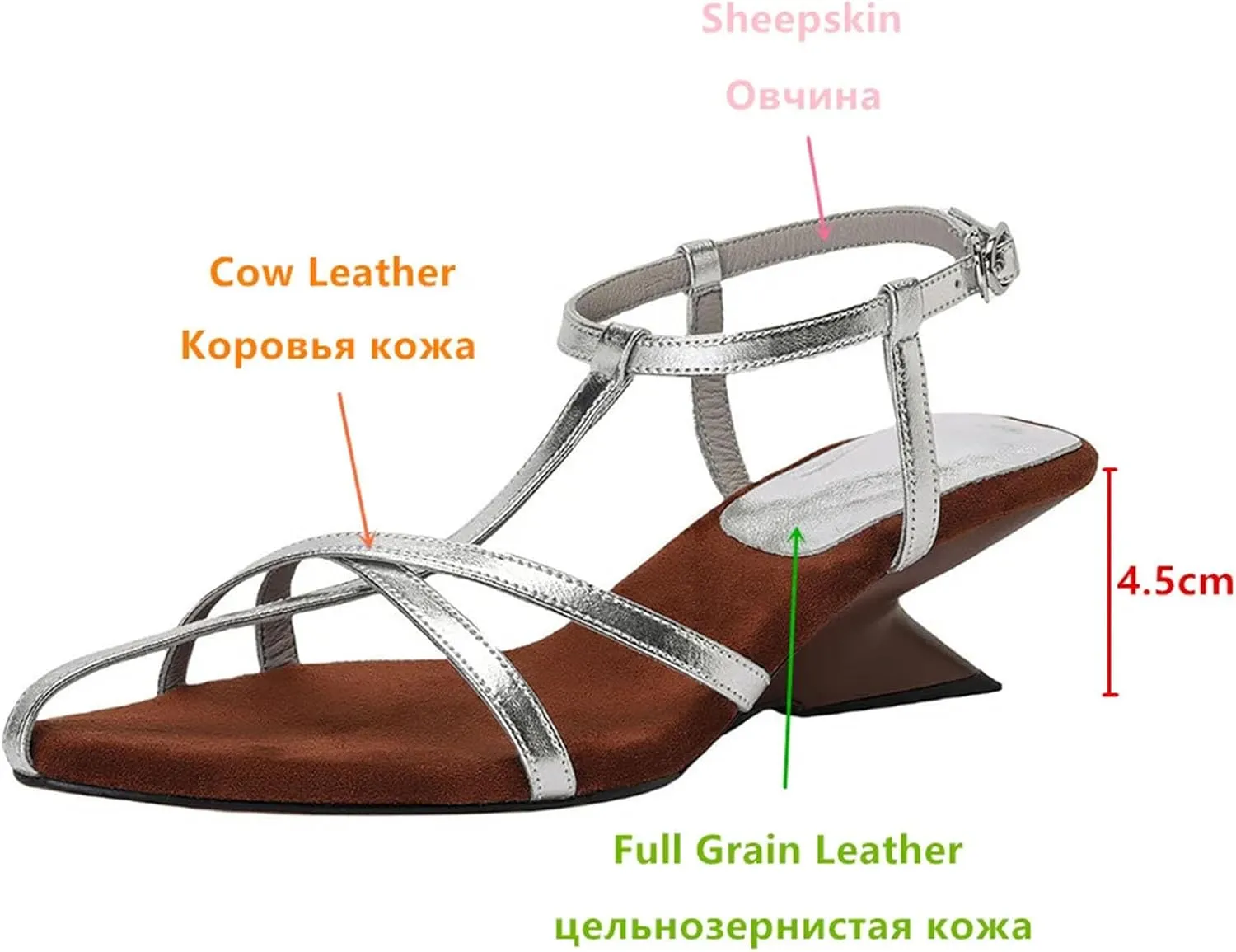 Women's Chunky Heel Gladiator Sandals - Open Toe Platform, Summer Throwback-Inspired Party