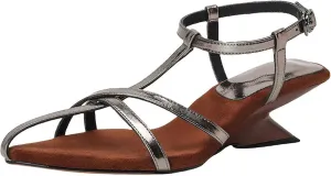 Women's Chunky Heel Gladiator Sandals - Open Toe Platform, Summer Throwback-Inspired Party