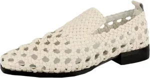 Women's Imitation Leather Loafers - Hollow Square Low Heels, Summer Office Dress Shoes