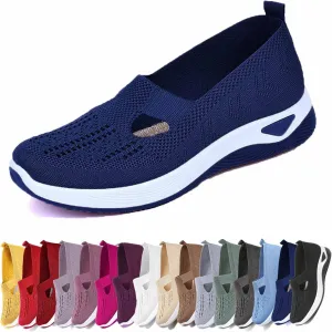 Women's mesh Breathable Dry Comfortable Stable wear-Resistant Lightweight Arch Support Non-Slip Large Size Sports Shoes
