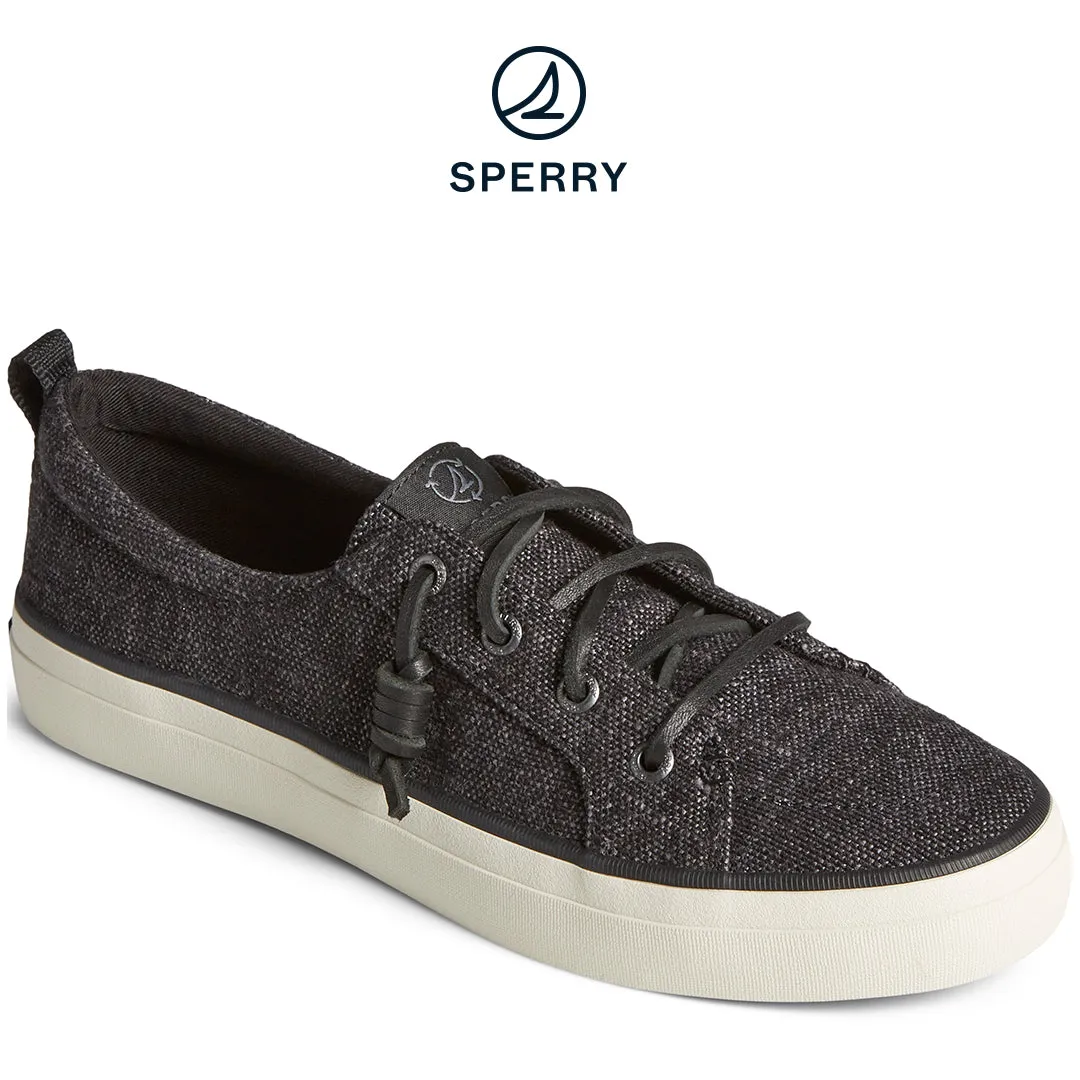 Women's SeaCycled™ Crest Vibe Baja Sneakers - Black (STS88906)