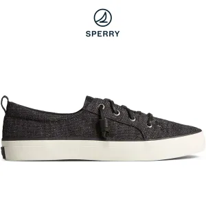Women's SeaCycled™ Crest Vibe Baja Sneakers - Black (STS88906)