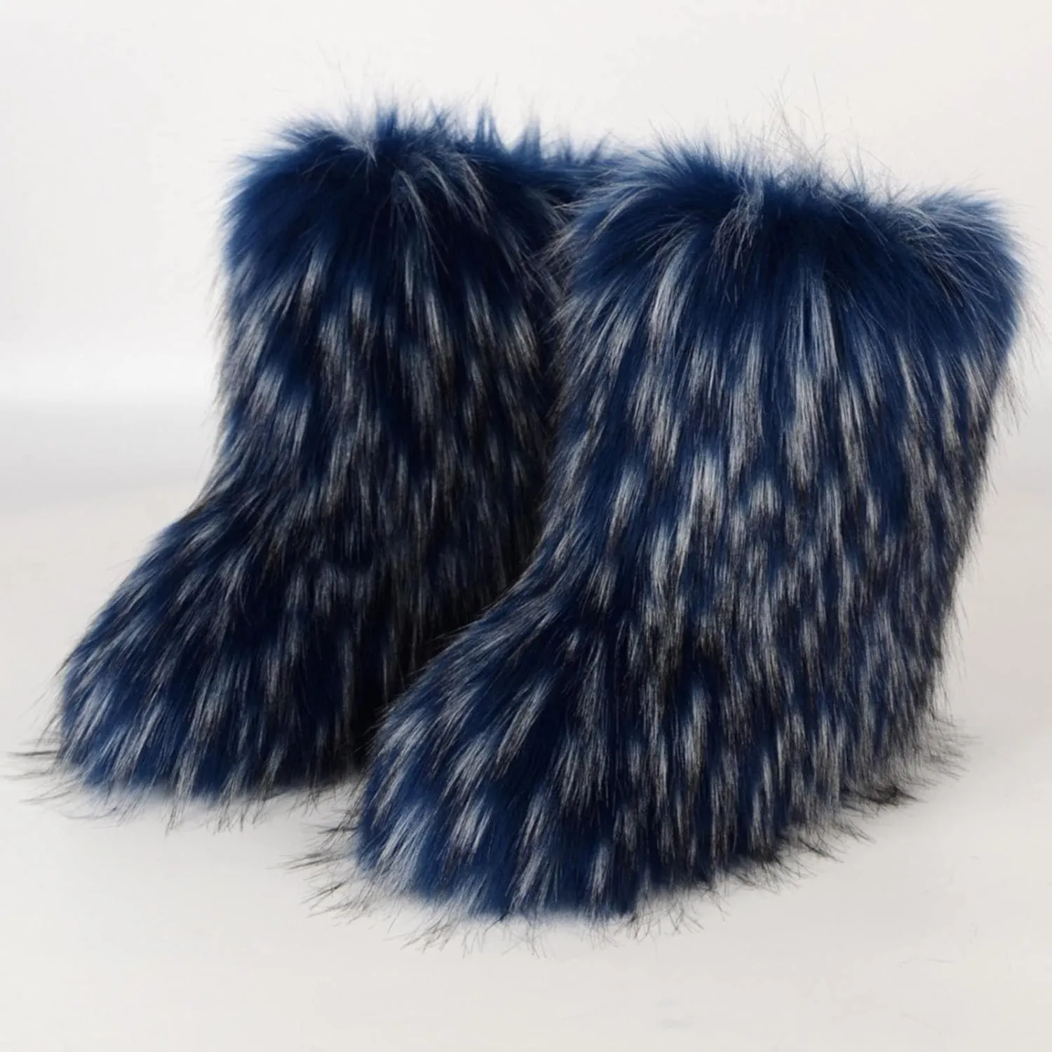 Womens Slip on Snow Boots Waterproof Womens Snow Boots Ankle Boots Women Winter Snow Duck Boots Women Waterproof Wide Width Botas Para Nieve E Invierno De Mujer