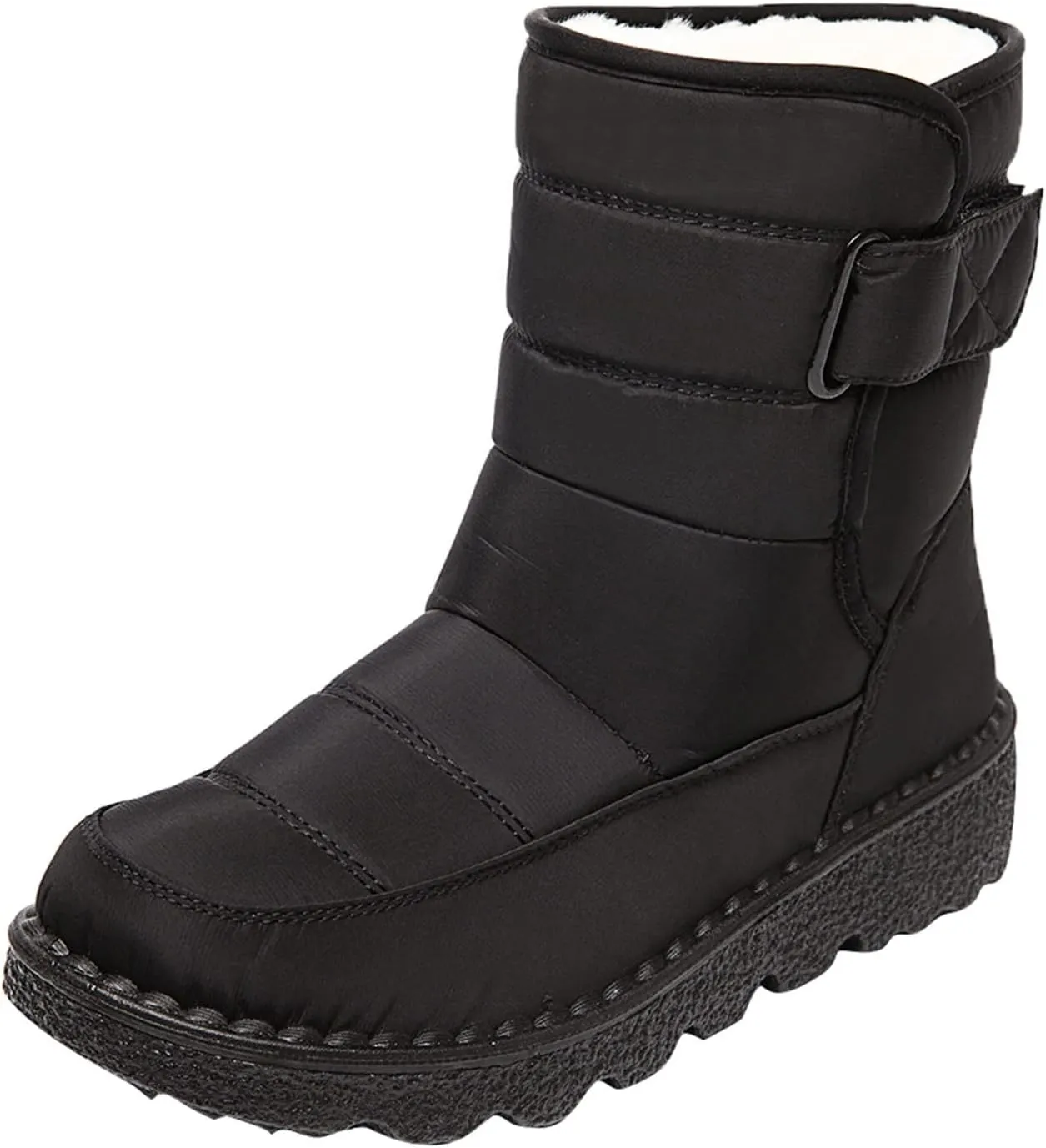Women's Snow Boots Slip on Womens Insulated Waterproof Winter Snow Boots Cute Winter Boots for Women 2023 Wide Snow Boots for Women Wide Width Botas De Trabajo Para Mujeres Contra El Agua