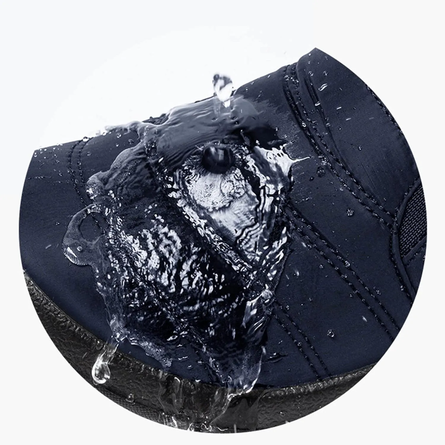 Women's Snow Boots Slip on Womens Size 8.5 Snow Boot Short Winter Boots for Women Wide Waterproof Work Boots for Women Lightweight Botas Negras De Invierno De Mujer