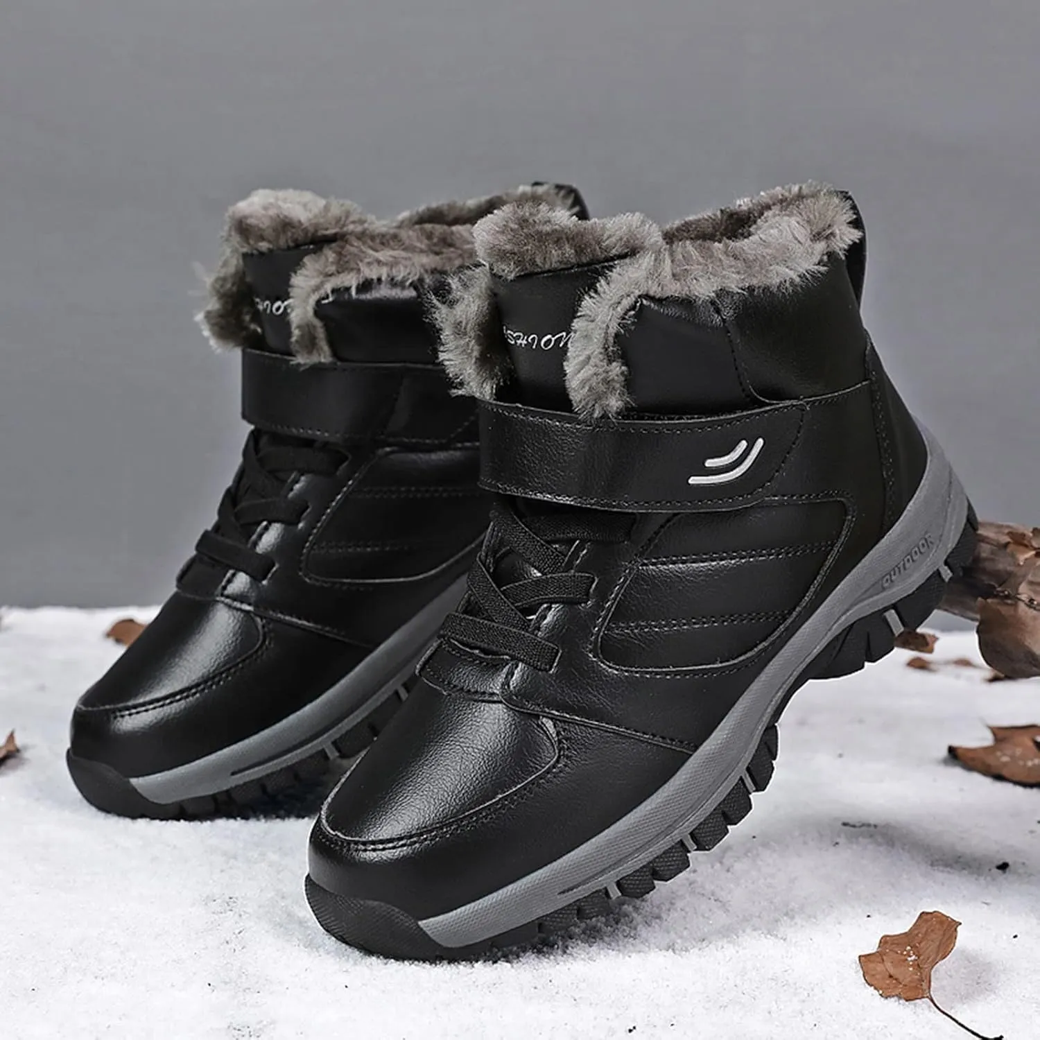 Womens Snow Boots Waterproof Insulated 10.5 Wide Womens Winter Snow Boots Slip on Womens Boots for Snow Winter Boots for Women High Heels Womens Socks Thermal Hiking Winter Boot Warm