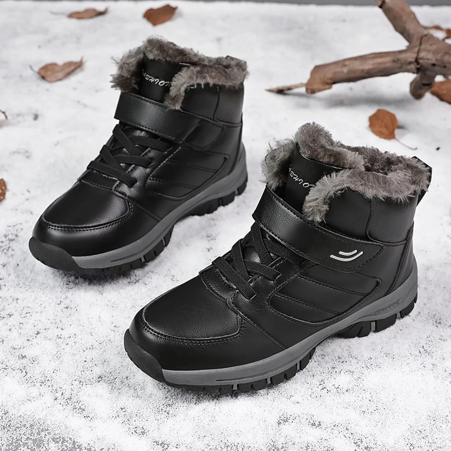 Womens Snow Boots Waterproof Insulated 10.5 Wide Womens Winter Snow Boots Slip on Womens Boots for Snow Winter Boots for Women High Heels Womens Socks Thermal Hiking Winter Boot Warm