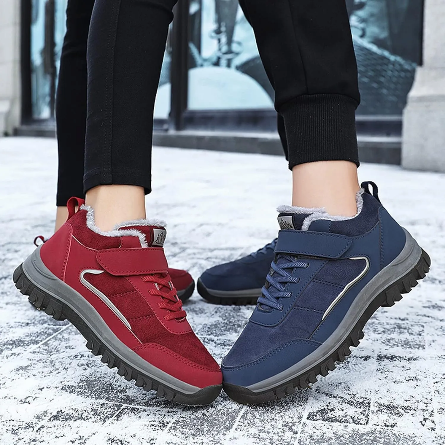 Womens Snow Boots Waterproof Insulated Womens Winter Boots Cute Furry Warm Winter Boots Women Size 11 Boots for Snowshoes Botas Contra El Agua Para Mujeres
