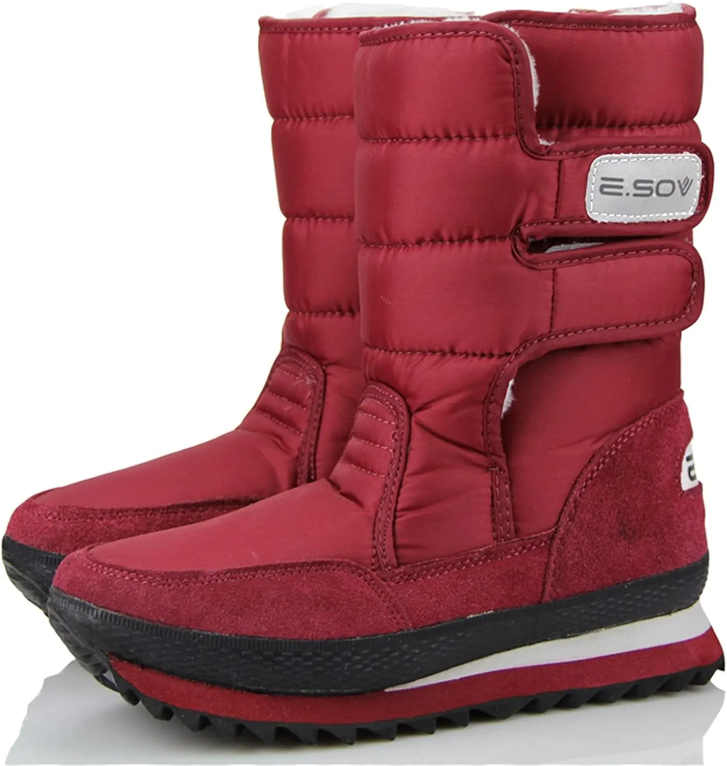 Women's Snow Boots Wide Width 9.5 Women's Snow Boots Ankle Short Fur Boots Womens Insulated Snow Boots Size 9 Outdoor Boots Women Brown Botas De Invierno Para Mujer Negras Largas