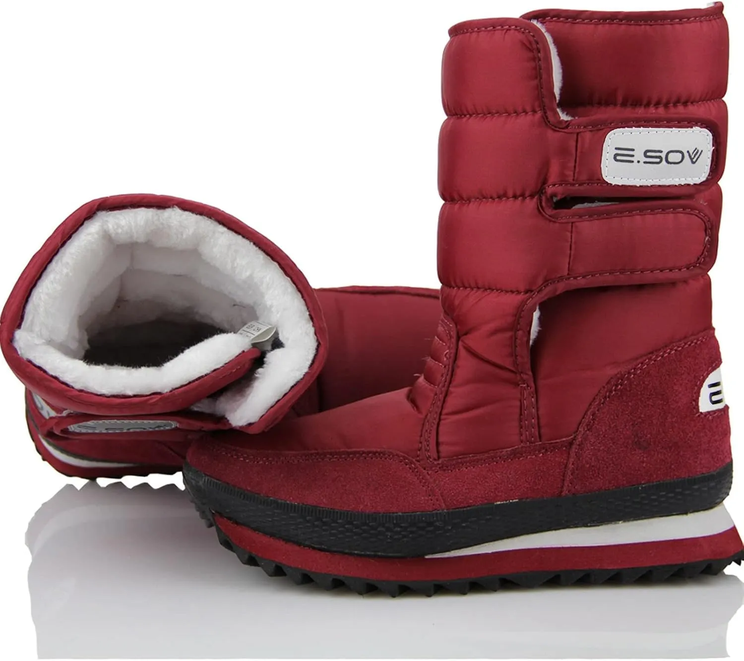 Women's Snow Boots Wide Width 9.5 Women's Snow Boots Ankle Short Fur Boots Womens Insulated Snow Boots Size 9 Outdoor Boots Women Brown Botas De Invierno Para Mujer Negras Largas