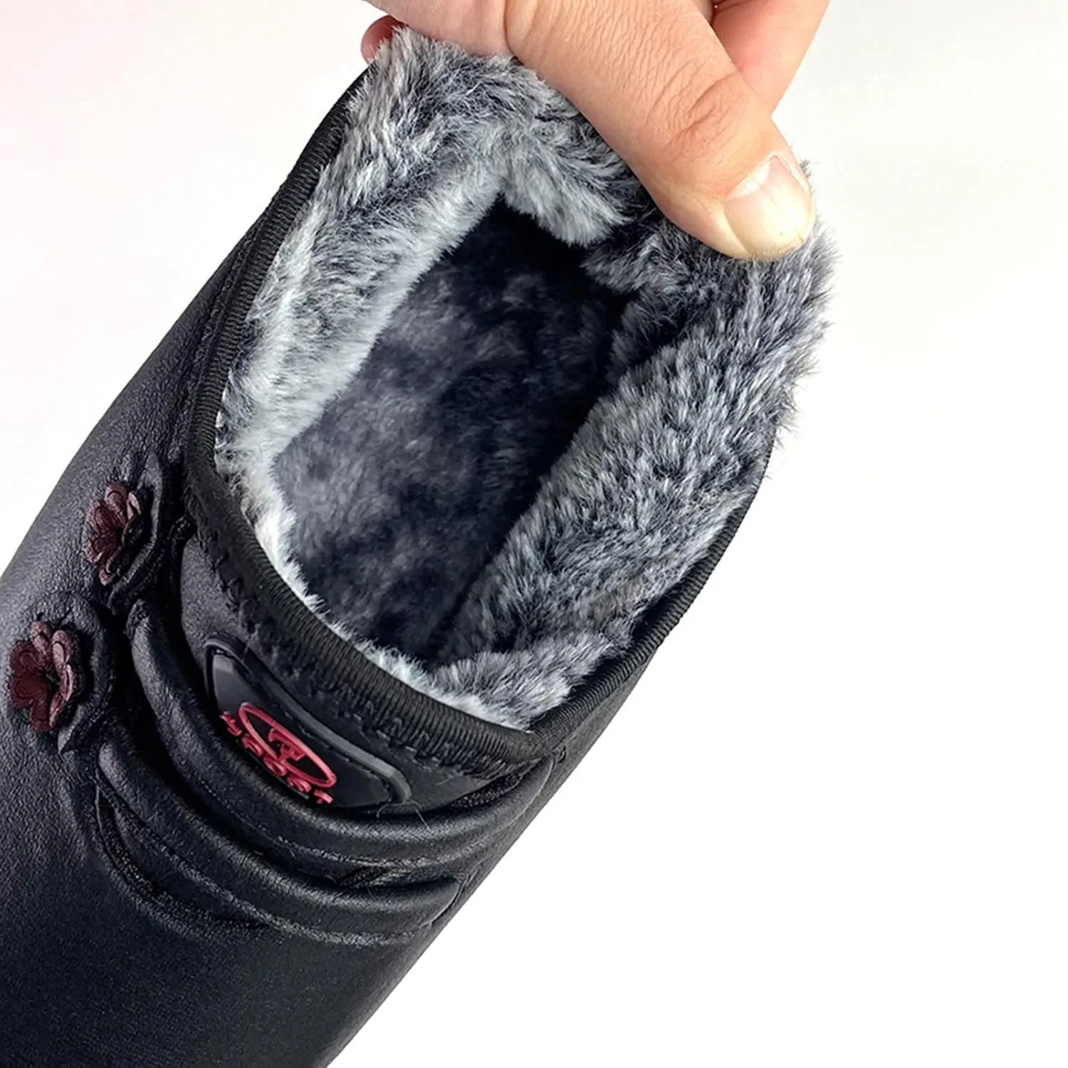 Women's Snow Boots with Heels Warm Waterproof Winter Walking Boots Women Womens Winter Snow Boots Size 8 Tall Snow Boots for Women Cute Womens Winter Ankle Boot
