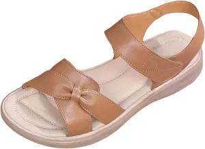 Womens Wedge Sandals Comfortable Lightweight Walking Orthopedic Sandals Ankle Strap Casual Shoes Summer Slip On Beach Slides