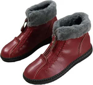 Womens Wide Size 10.5 Snow Boots Non Slip Winter Boots for Women Women's Wide Width Black Ankle Winter Boots Winter Snow Boots Tall Winter Boots for Women
