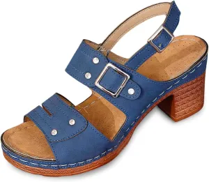 Work Sandals For Women Office Dressy Dress Shoes For Women Trendy Strappy Vacation Low Heel Sandals