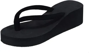 ZSpzx Wedge Sandals Women Cute Slip-On Comfortable Ladies Dress Walking Footwear Indoor/Outdoor Breathable Non-Slip Casual Shoe Summer Beach Vacation Slippers Soft Cushion Daily Wear